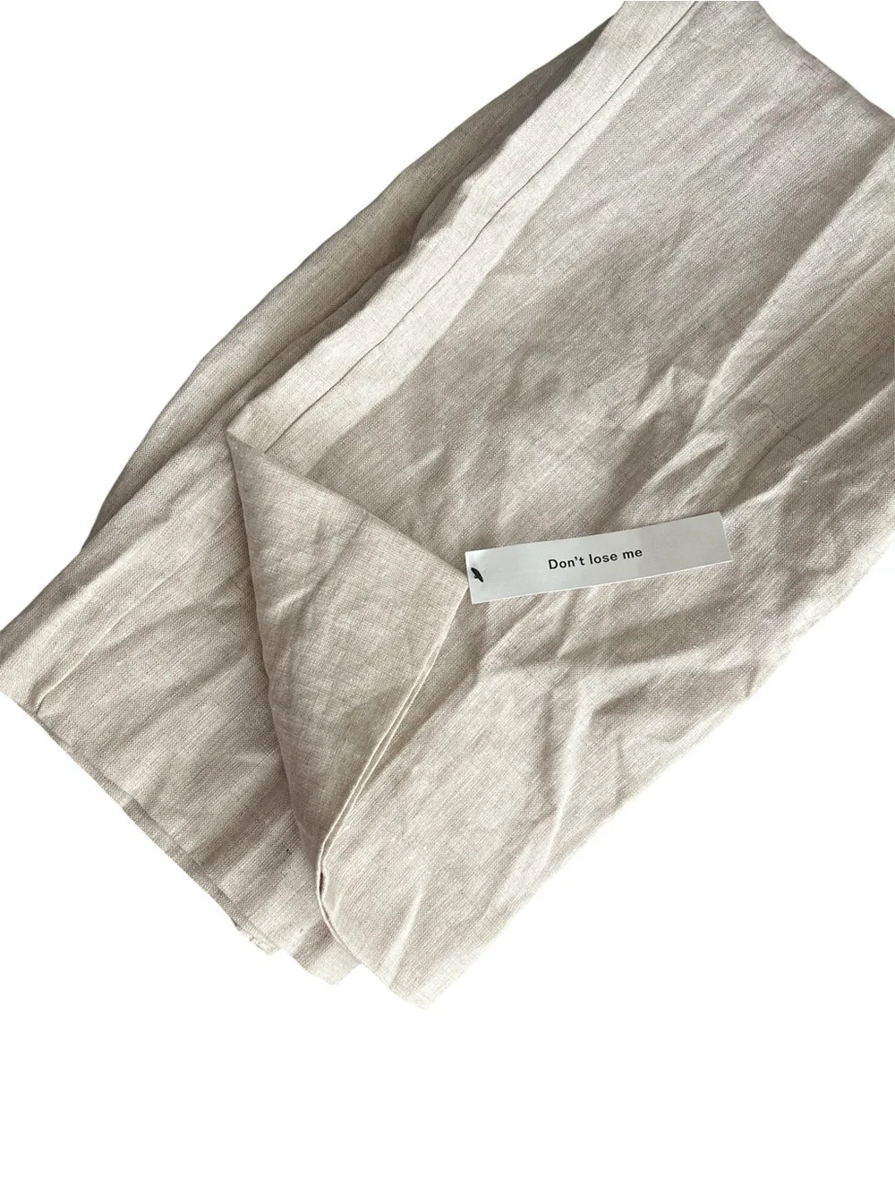 Reformation Mason Oatmeal Pleated 100% Linen Trouser SZ 6P